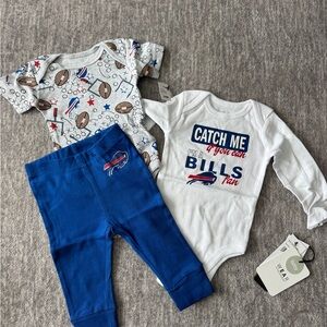 NFL Buffalo Bills Infant Apparel Set - White and Blue